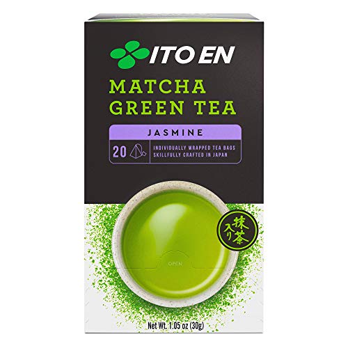 Ito En Traditional Matcha Green Tea, Jasmine, 20 Count (Pack of 6