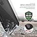 Zizo ION Series iPhone 8 Plus Case/iPhone 7 Plus Case - Military Grade Drop Tested with Tempered Glass Screen Protector (Black/Smoke)