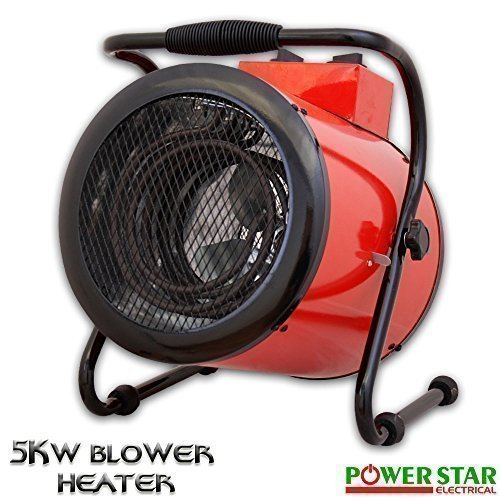5KW Industrial Electric Heater Blower Fan Waterproof Commercial Garage