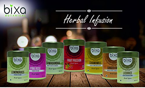 Ginger Herbal Infusion Tea (Zingiber officinale), helps to Clear Bloated Stomach | Best Herbal Anti-Flatulent Agent (3 Oz/85g)