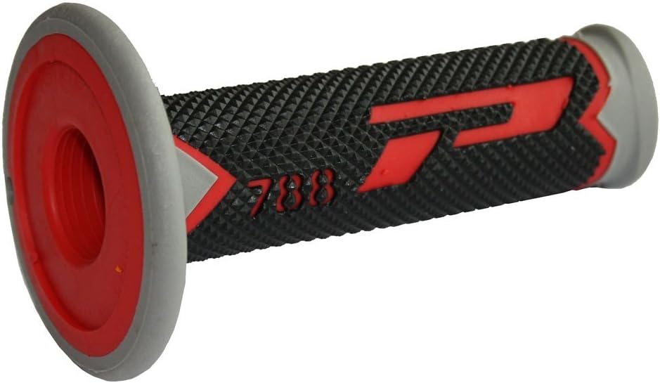 Pro Grip Triple Density Gel Grips Model 788 Grey Red