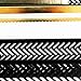 Blu Monaco Black Desk Organizer - 5 Piece Desk Accessories Set - Letter - Mail Organizer, Sticky Note Holder, Pen Cup, Magazine File Holder, Paper - Document Tray - Black