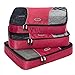 eBags Large Packing Cubes - 3pc Set (Raspberry)
