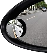 ILYPUS 360° Rotatable Blind Spot Mirrors 2 Pack Waterproof Convex Car Wing view 1