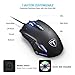 VicTsing 7-Button Backlit Programmable Gaming Mouse Wired, 7200DPI(High Precision, 5 Adjustable DPI Levels), LED Color Adjustable, Comfortable Grips, Ideal for Gamingthumb 2