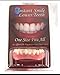 Instant Smile Veneer Set with Small Top Set of White Teeth and Bottom Set of White Teeth