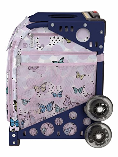 Zuca Wild & Free Sport Insert Bag and Navy Blue Frame with Flashing Wheels - Thumbnail 2