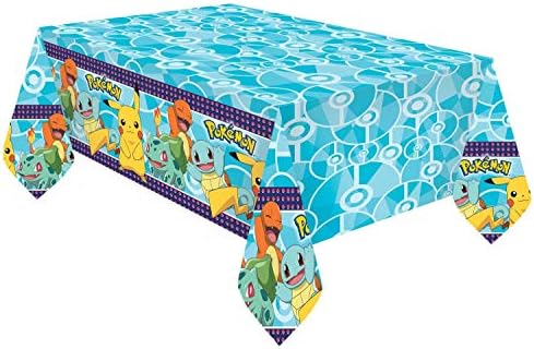 Amscan International ポケモン プラスチック テーブルカバー 1 8m X 1 2m Amscan International ポケモン プラスチック テーブルカバー 1 8m X 1 2m