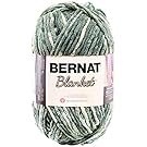 Bernat 16111010001 Blanket Yarn, 10.5 Ounce, Silver Steel, Single Ball