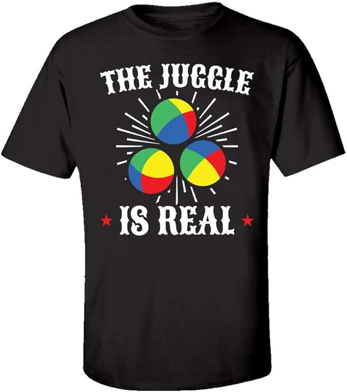 Juggling Joke for Jugglers The Juggle is Real Gift Kids TShirt Clothing
