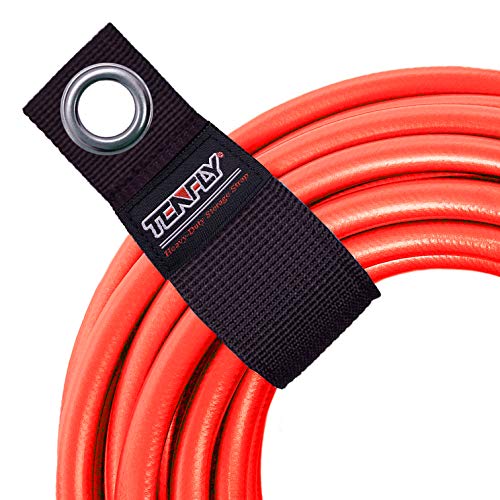 TENFLY 12 Pack Large Heavy Duty Storage Strap, Velcro Straps, Extension Cord Holder Organizer