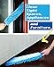 Jet Clean Chenille Microfiber Flat Hand Duster-Dust Appliances, Ceiling Fans, Blinds, Furniture, Shutters, Cars, Delicate Surfaces-Chenille-Extension Pole Reach 25-44