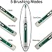 Xtech XHST-100 Oral Hygiene Ultra High Powered 40,000VPM, 5 Brushing Modes, Rechargeable Electric Ultrasonic Toothbrush with Charging Dock & Built-in UV Sanitizer, Includes 9 Brush Heads