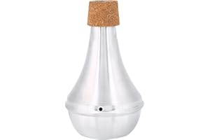 Trumpet Mute Practice Aluminum Alloy & Cork Brasses Musical Instrument Lightweight Parts Musical Instrument Accessories Wind 