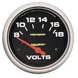 Auto Meter 5492 Pro-Comp Electric Voltmeter Gauge