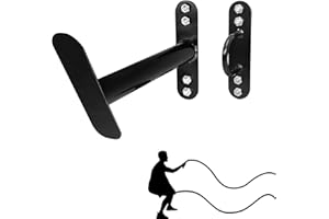 powerfeng Battle Rope Anchor & Storage: Battle Ropes Hanger Kit Wall Ceiling Mounting Bracket Home Gym Suspension Strap Hook