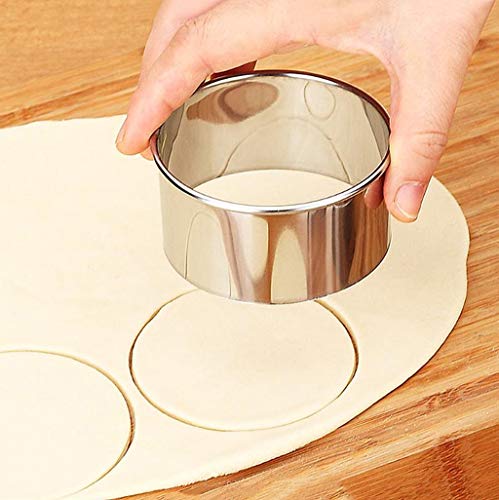 Set of Dough Press Maker Dumpling Pie Ravioli Making Mold Mould Kitchen Silver