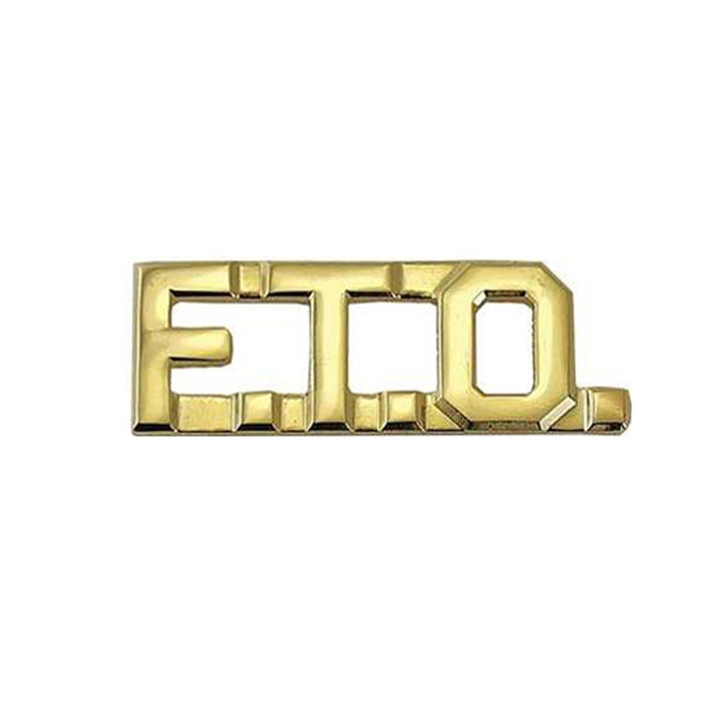 First Class FTO Field Training Officer Collar Lapel Pin Insignia (Pair)