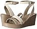 Crocs Women's Leigh Leopard Print Wedge Sandal