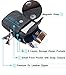 Ranboo Canvas Phone Pouch for Men Small Crossbody Purse Shoulder Cell Phone Arm Bag Multifunction Carrier Belt Clip Holster Case Fit for iPhone 16/15/14/13/12 Pro Max Samsung Galaxy S25 Edge S24 Ultra