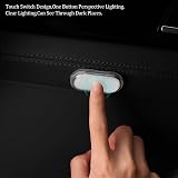 Zosppei 2 PCS Car LED Interior Lights 7 Colors USB Rechargeable Ambient view 3