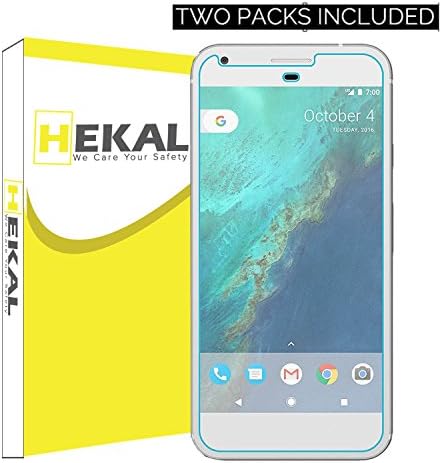 Google Pixel Screen Protector, Hekal HD Full Coverage 9H Hardness Shatter-Proof Tempered Glass Film for Google Pixel with (Pixel XL 5.5 Inch)