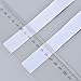 Self Adhesive Hook and Loop Tape, 0.8 in, 16 feet, Heavy Duty Reusable Sticky Back Fabric Fastener, White