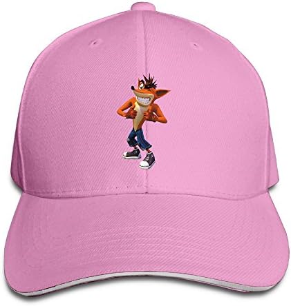 Crash Bandicoot Birthday Cake Render Snapback Caps Starter Sandwich Cap Hats
