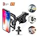 Car Phone Mount,Universal Air Vent Phone Holder for Car Cell Phone,Upgrade 360 Degrees Soft Rubber Car Phone Holder Dashboard Windshield Mount for iPhone,Galaxy,LG and More By SPCEUTOH (Black)