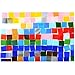 Satinior 400 Pieces/ 250 g Assorted Colors Mosaic Tiles Glass Mosaic with Plastic Box for Home Decoration Crafts Supply, 1 by 1 cm