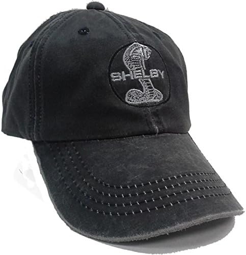 Retro Shelby Cobra Weathered Black Hat