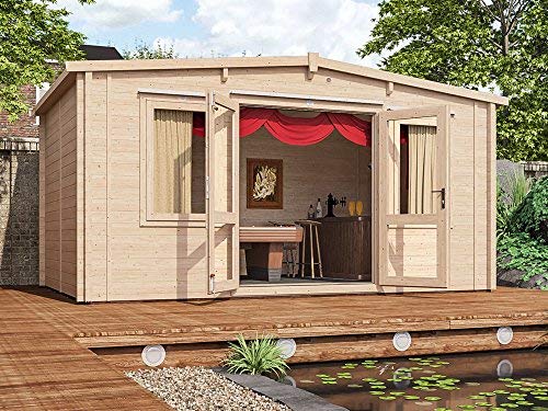 Insulated 5m X 3m Garden Log Cabin Astonshedsuk