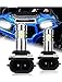 LED Headlights Bulbs for Polaris Ranger 400 500 700 800 RZR 570 Headlamp Bulbs, 50W 8000K 881 Headlight