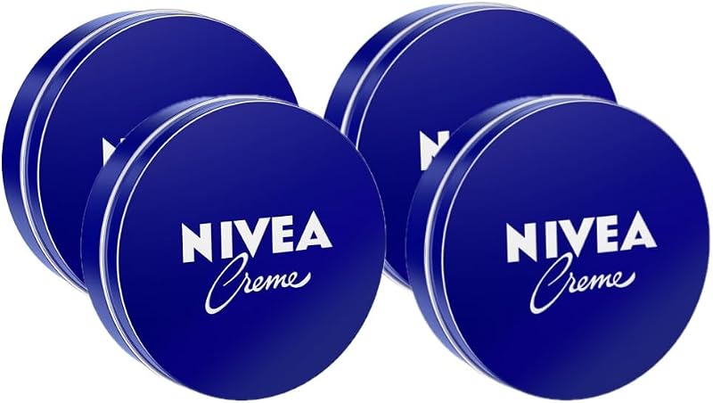 Creme - Creme Hidratante Corporal e Facial - Hidratação Intensiva - Creme Universal Multiusos para Toda a Família - Pele Suave e Hidratada - Uso Diário - Todos os Tipos de Pele - Embalagem de 4 x 75 ml