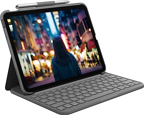 Logitech Schlank Folio Tastatur Case - PAN QWERTY