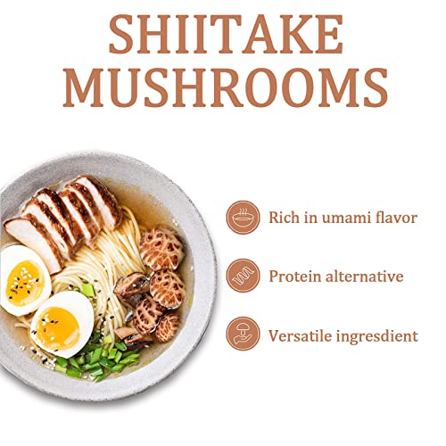 Yan Hou Tang White Flower Shiitake Mushrooms Premium Grade Dried Mushrooms Nutritious All Natural Soft Texture Fresh Flavor Dehydrated Whole Mushrooms 4 oz 112gram