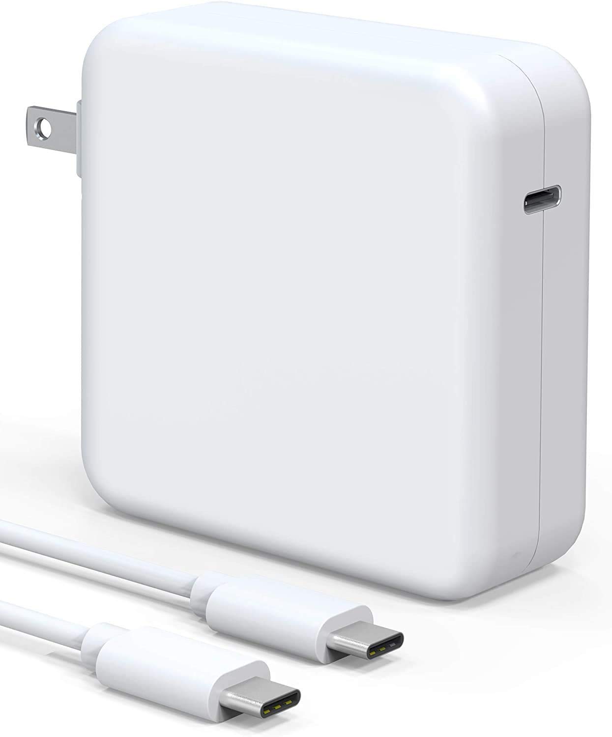 Mac Book Pro Charger, 61W USB-C to USB-C Ac Power Adapter Charger Replacement for MacBook Pro 12 Inc