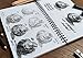 my art tools Drawing Pencils for sketching - Black case - with charcoal and graphite pencils and Booklet