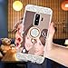 Caka Galaxy S9 Plus Case, Galaxy S9 Plus Glitter Case Mirror Series Luxury Cute Shiny Bling Mirror Makeup Case for Girls with Ring Kickstand Diamond TPU Case for Samsung Galaxy S9 Plus (Rose Gold)