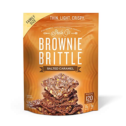 Sheila G's Brownie Brittle Salted Caramel Low Calorie, Sweets & Treats