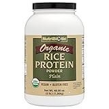 NutriBiotic Certified Organic Rice Protein Plain, 3
