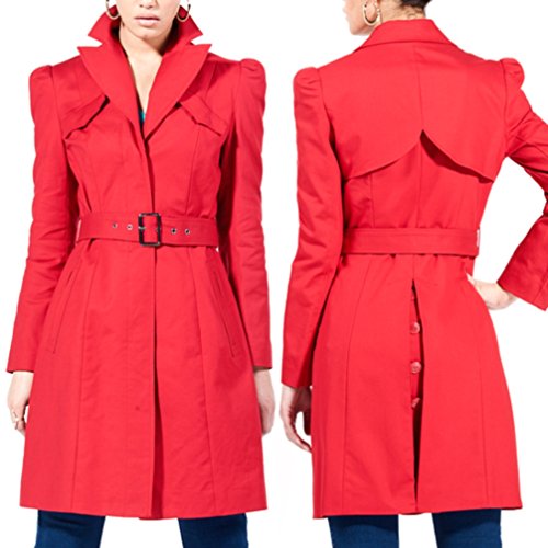 kenneth cole red trench coat