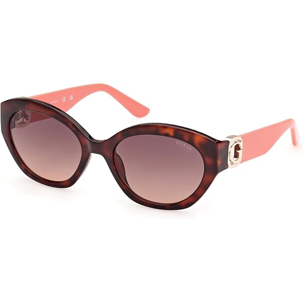 Amazon.com: GUESS GU7842 Rose Gold Pink/Brown Shaded 58/17/140