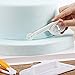 Daohuo Gifort 6 Pieces Fondant Cake Decorating Cake Smoother, Cake Decorating Tools Polisher Flat Edge Smoothing Tool Fondant Smoother for DIY Baking Tools