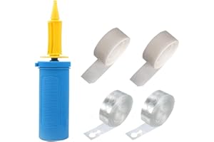 Handheld Balloon Pump Two-Way Dual Action, Portable Manual Hand Pump，Inflator for Balloons Arch Kit, Foil, Yoga Balls