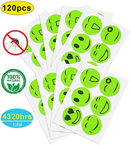 120 Pcs Mosquito Repellent Patches, Non-Toxic, Safe for Kids and Adults