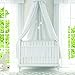 Pure Safety Vertical Crib Liners 2 Pack in Luxurious White Minky