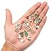 Enamel Charm Pendants Mixed Christmas Themed Silver Plated Pendants Findings for DIY Jewelry Necklace Bracelet Making, 19 Pcs