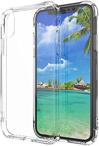 iPhone X Case, Aeetone Innovative Black Technology Sound-Conversion Hole Playback Crystal Clear Slim Protective Scratch Resistant Shock Absorption Bumper Soft TPU Case Cover