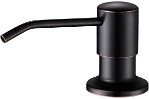HOANMPY Sink Soap Dispenser for Kitchen(Oil Rubbed Bronze), 304 Stainless Steel Kitchen Sink Soap Dispenser,Dish Soap Hand Lotion Dispenser with Refillable 17OZ Bottle